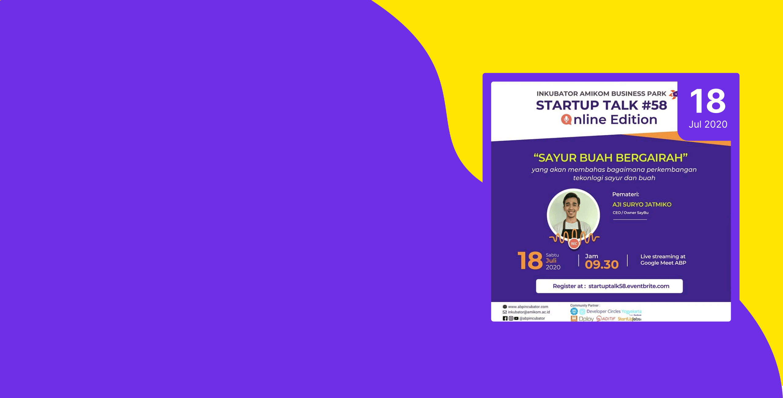 Talk: Sayur Buah Bergairah